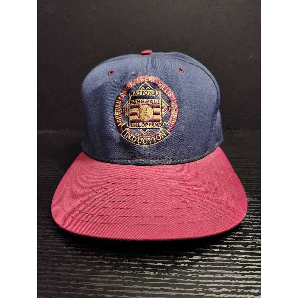 Vtg New Era teg‎ Baseball Hall of Fame Induction 1995 Snapback Hat Cap